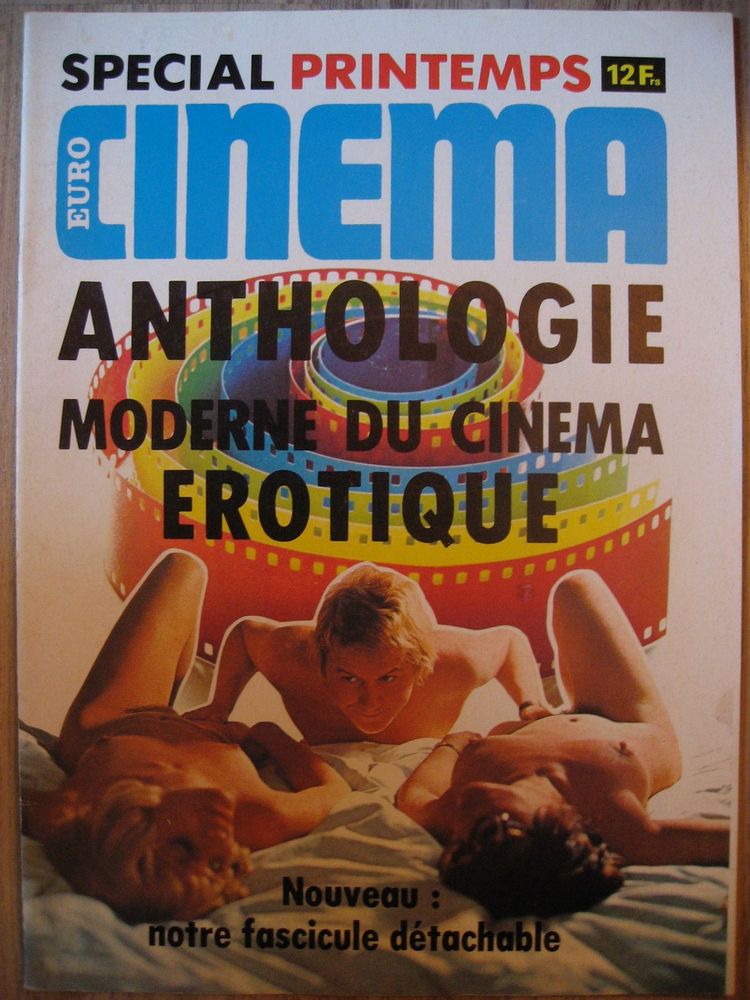 EURO CINEMA magazine side cover Issue 43 April 1977