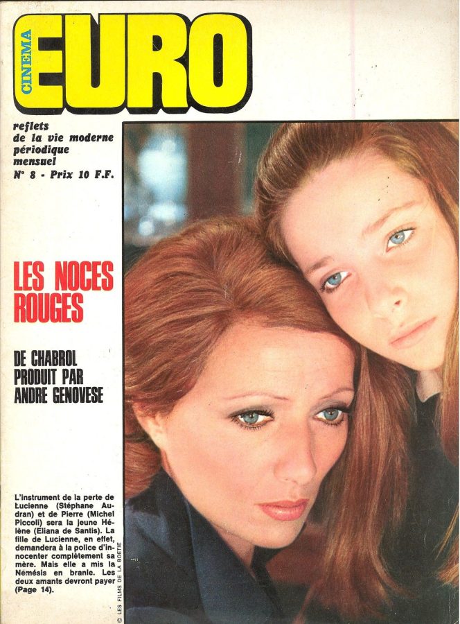 EURO CINEMA magazine side cover Issue 8 May 1973