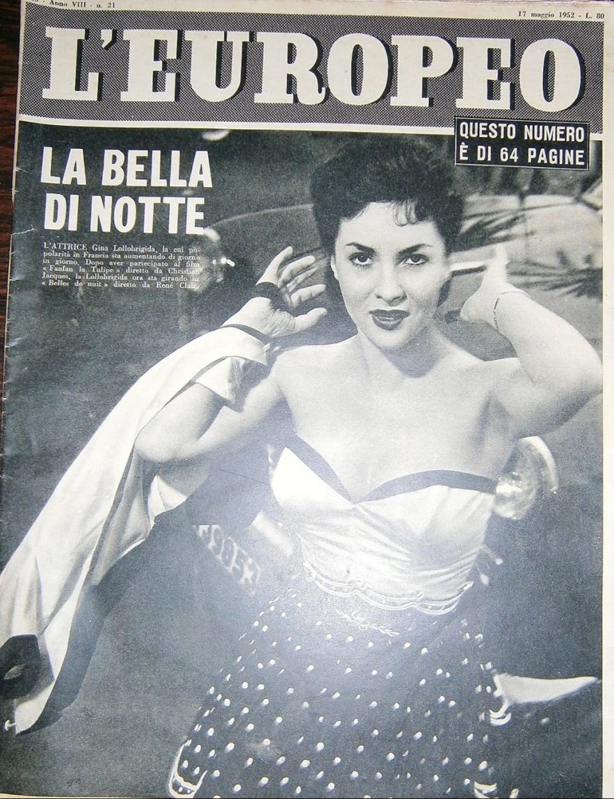 L EUROPEO magazine side cover Issue 21 17 May 1952