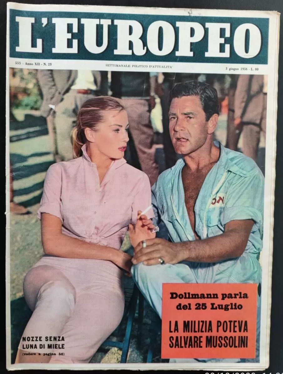 L EUROPEO magazine side cover Issue 23 3 June 1955
