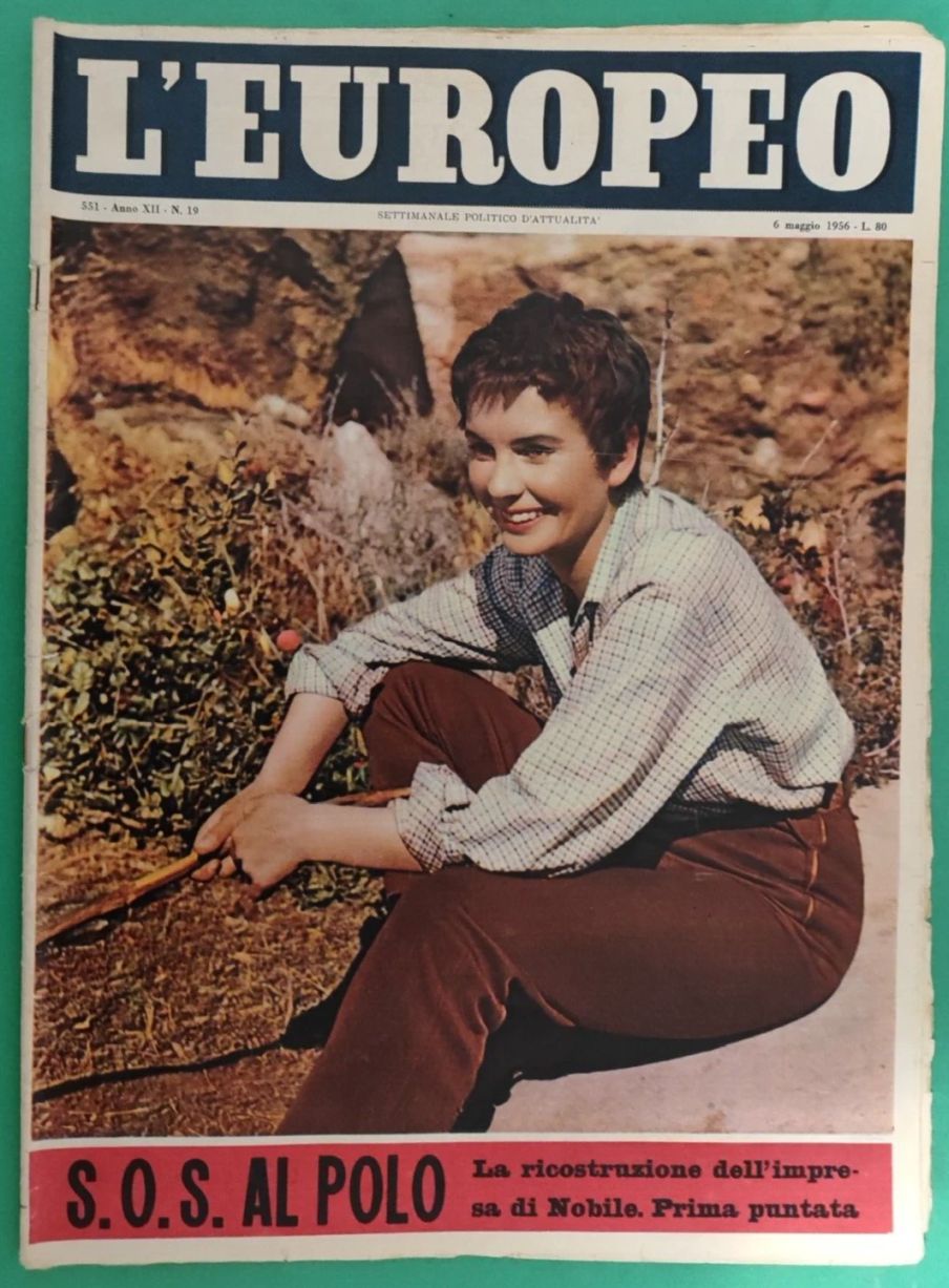 L EUROPEO magazine side cover Issue 19 6 May 1956