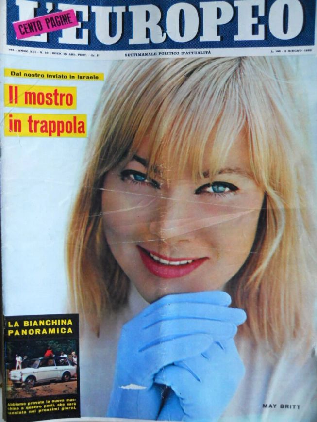 L EUROPEO magazine side cover Issue 23 5 June 1960