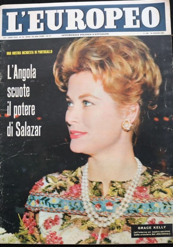 L EUROPEO magazine side cover 16 July 1961