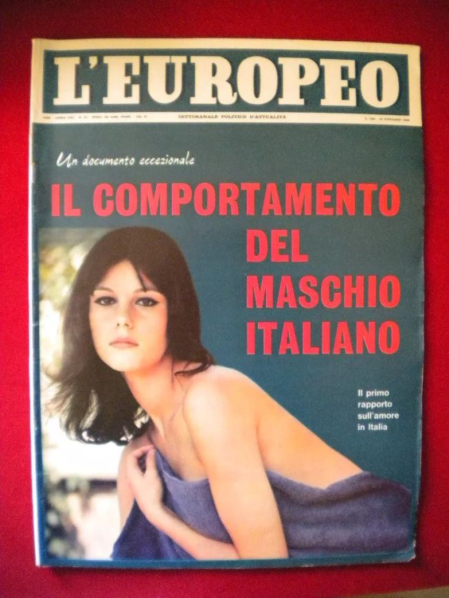 L EUROPEO magazine side cover Issue 41 10 October 1965