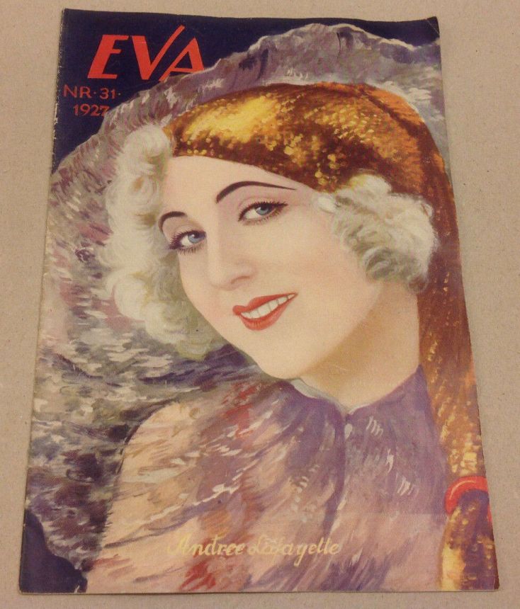 EVA magazine side cover Issue 31   1927