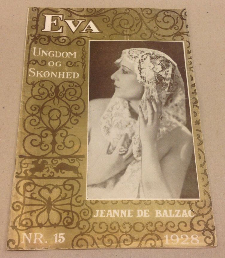 EVA magazine side cover Issue 15   1928