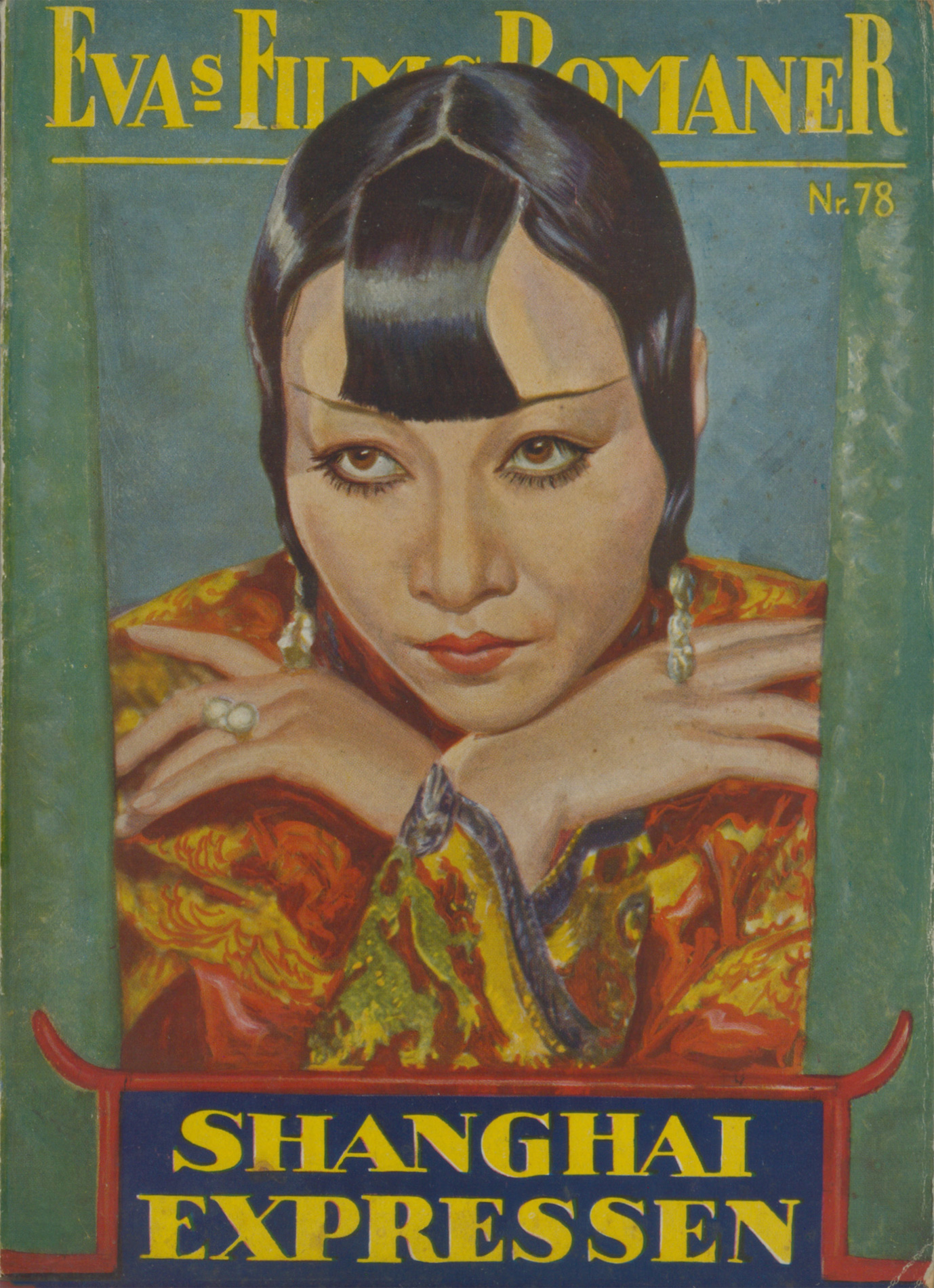 EVAS FILMSROMANER magazine side cover Issue 78  April 1932