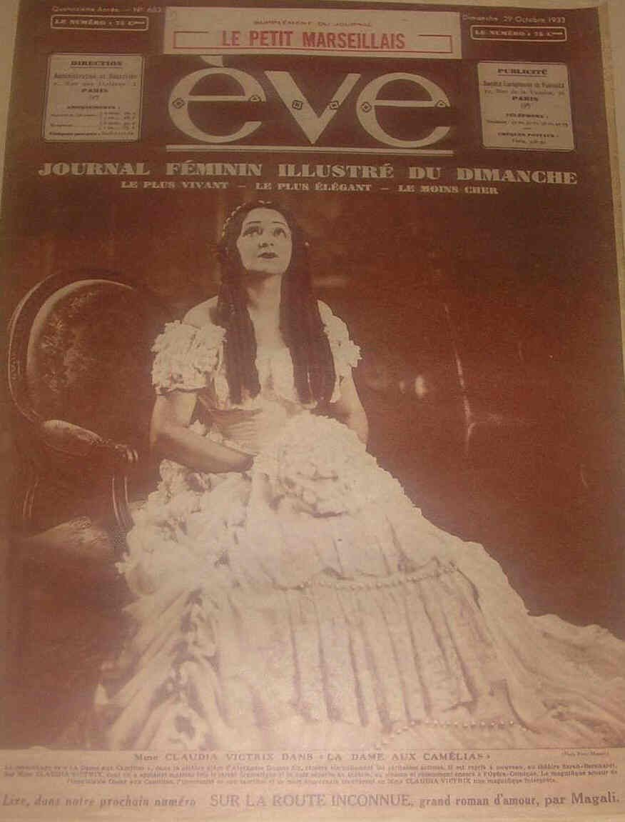 EVE  magazine side cover Issue 683 29 October 1933
