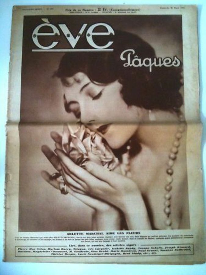 EVE (Fr) magazine side cover 20 March 1933