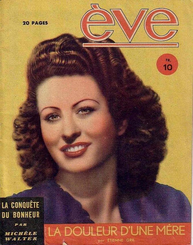 EVE (Fr) magazine side cover Issue 56   1947