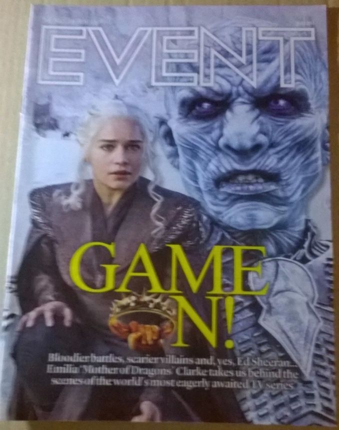 MAIL ON SUNDAY EVENT magazine side cover 3 February 2011