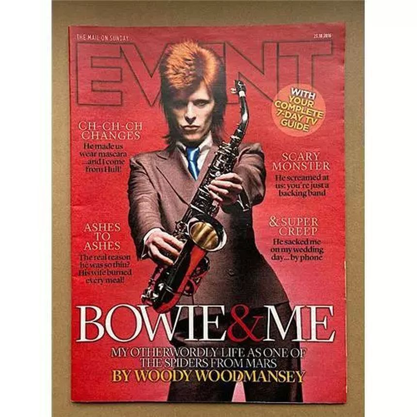 MAIL ON SUNDAY EVENT magazine side cover 23 October 2016