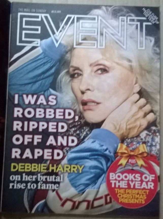 MAIL ON SUNDAY EVENT magazine side cover 8 December 2019