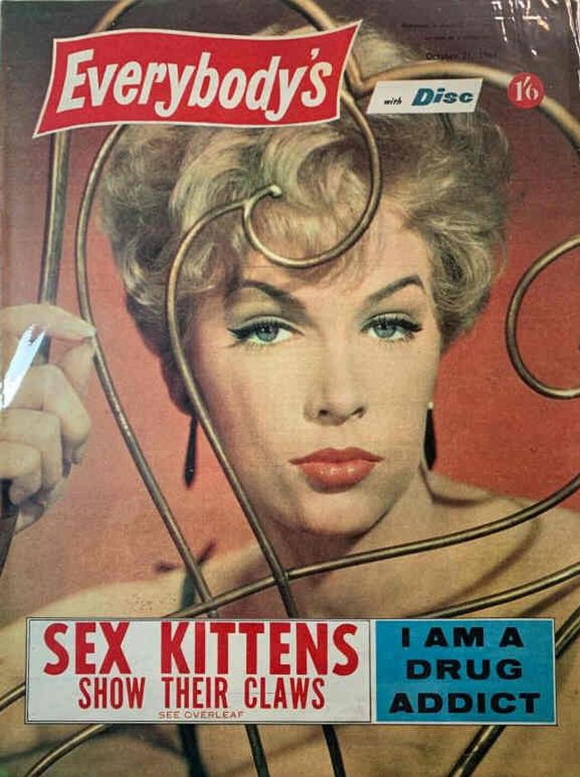 EVERYBODYS magazine side cover 21 October 1964