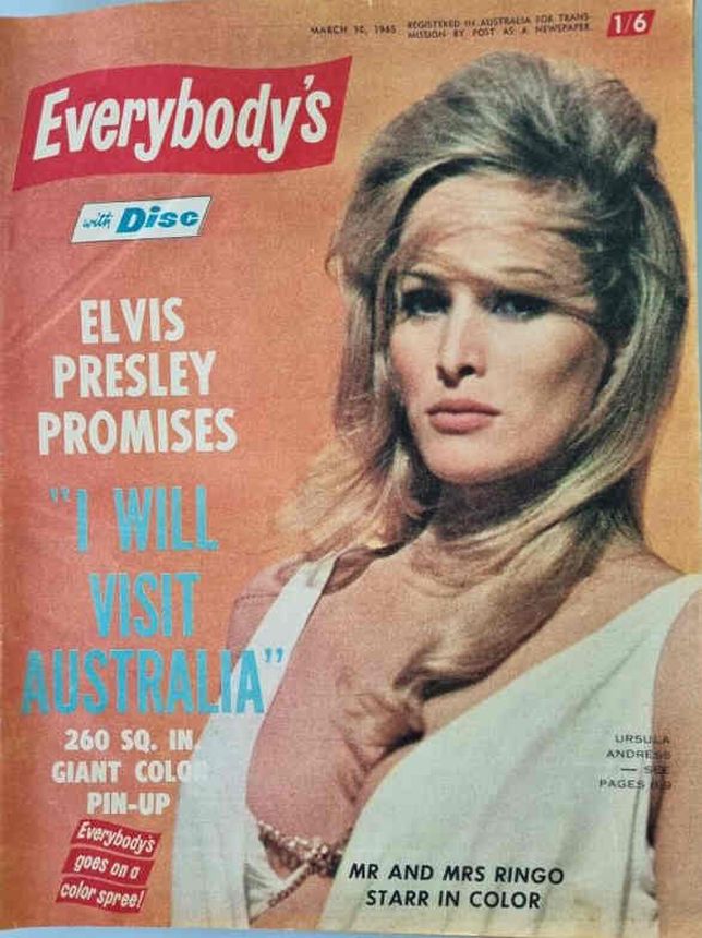 EVERYBODYS magazine side cover 10 March 1965