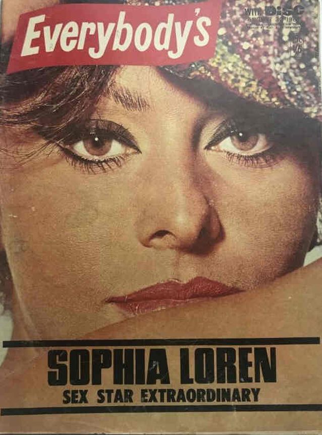 EVERYBODYS magazine side cover 30 August 1967