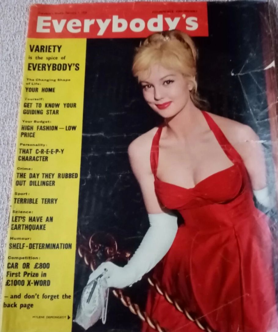 EVERYBODYS UK magazine side cover 7 February 1959