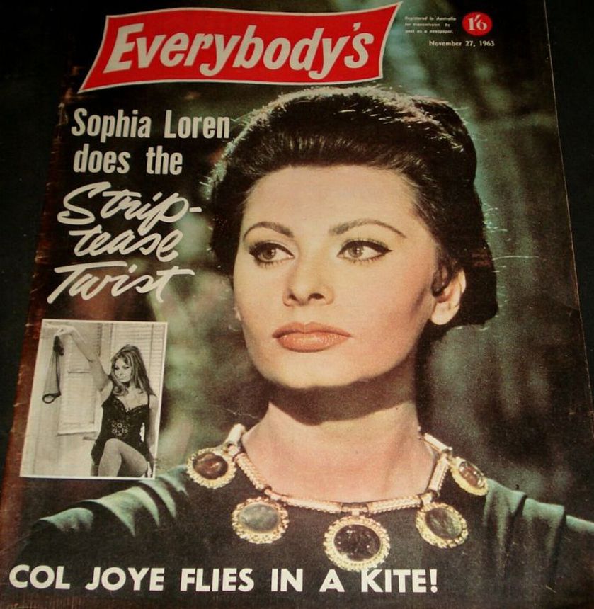 EVERYBODYS magazine side cover 27 November 1963
