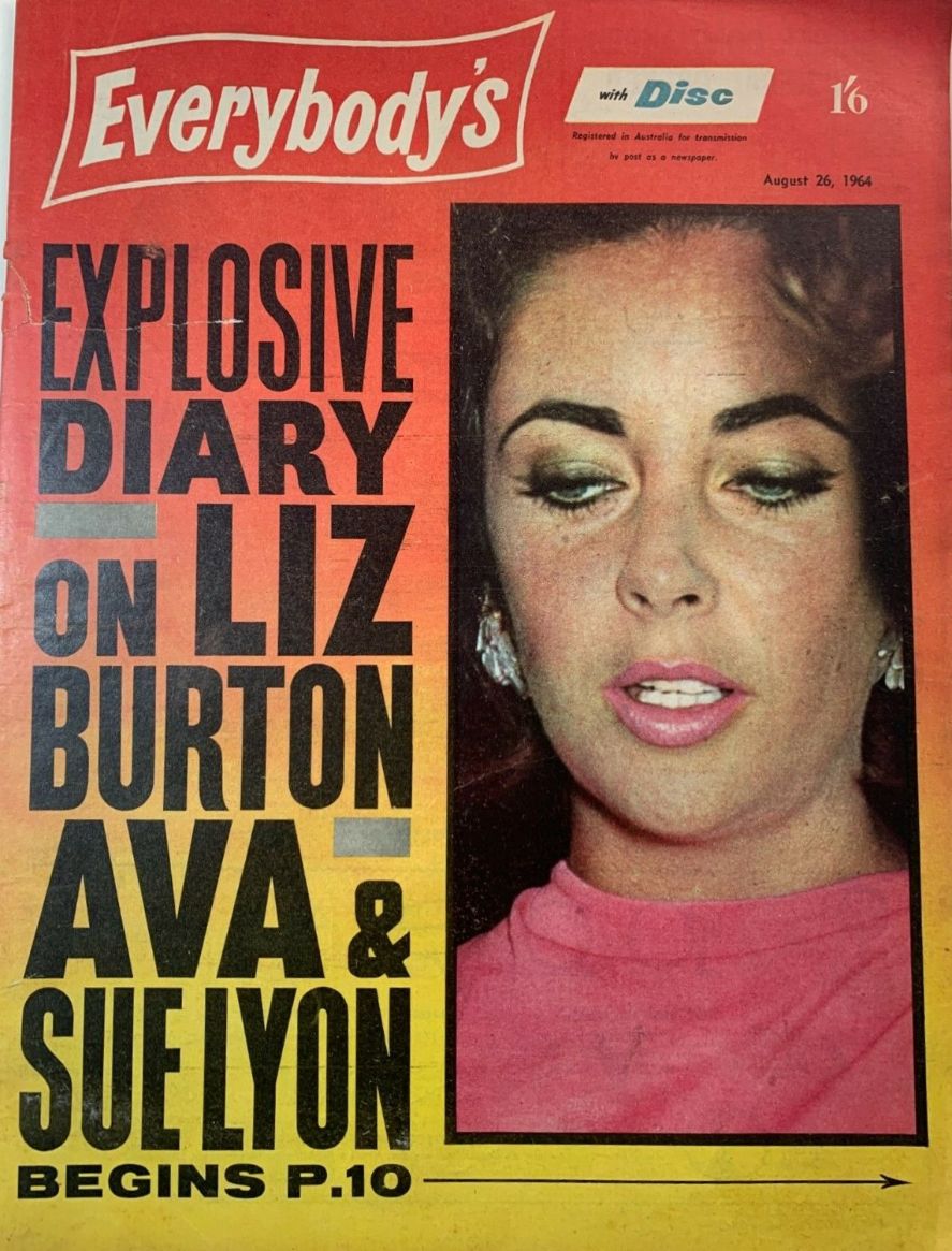 EVERYBODYS magazine side cover 26 August 1964