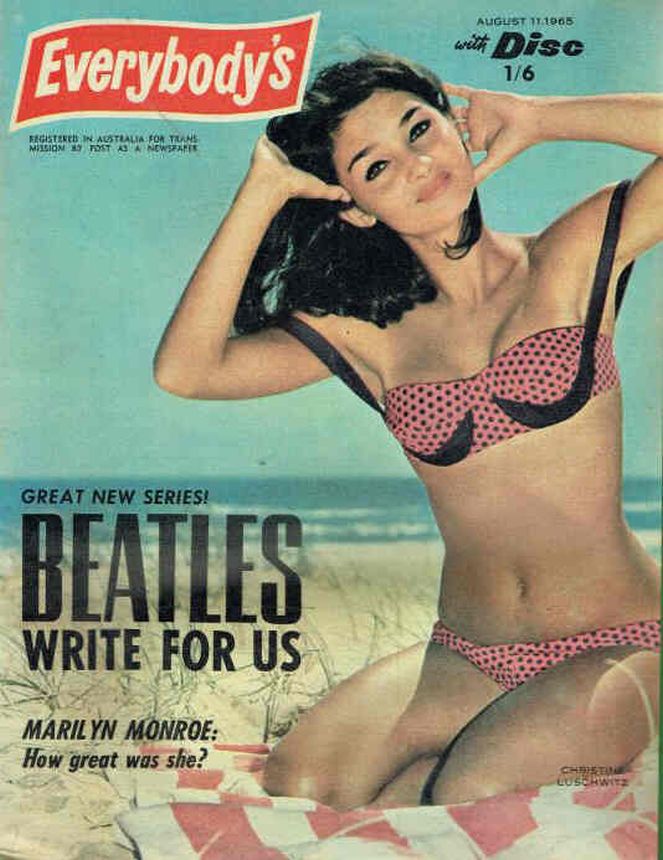 EVERYBODYS magazine side cover 11 August 1965