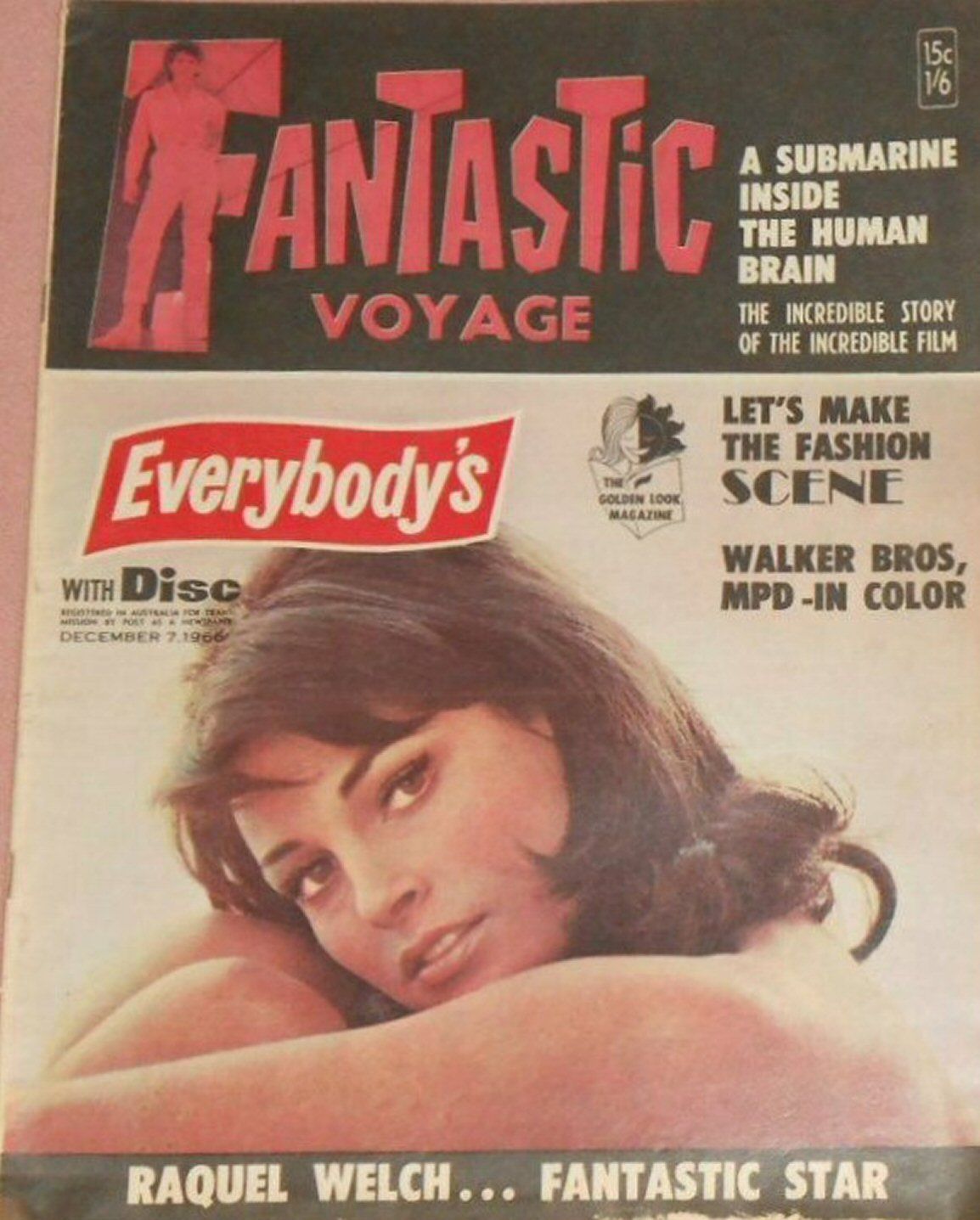 EVERYBODYS magazine side cover 7 December 1966