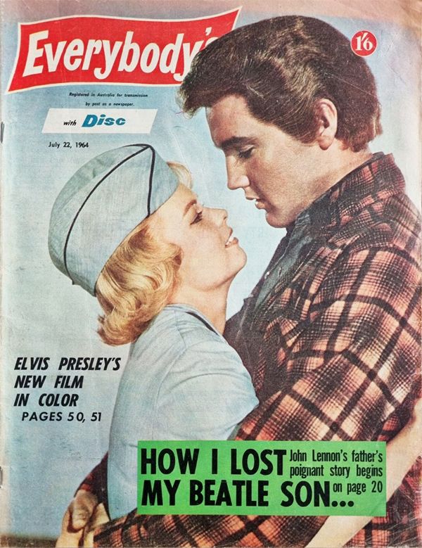 EVERYBODYS magazine side cover 22 July 1964