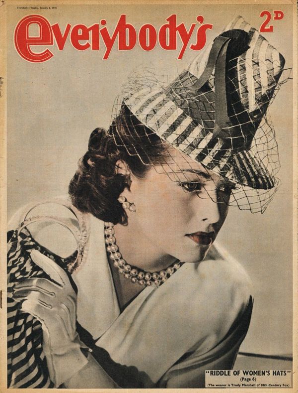 EVERYBODYS UK magazine side cover 6 January 1945