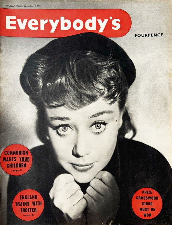 EVERYBODYS UK magazine side cover 12 December 1953