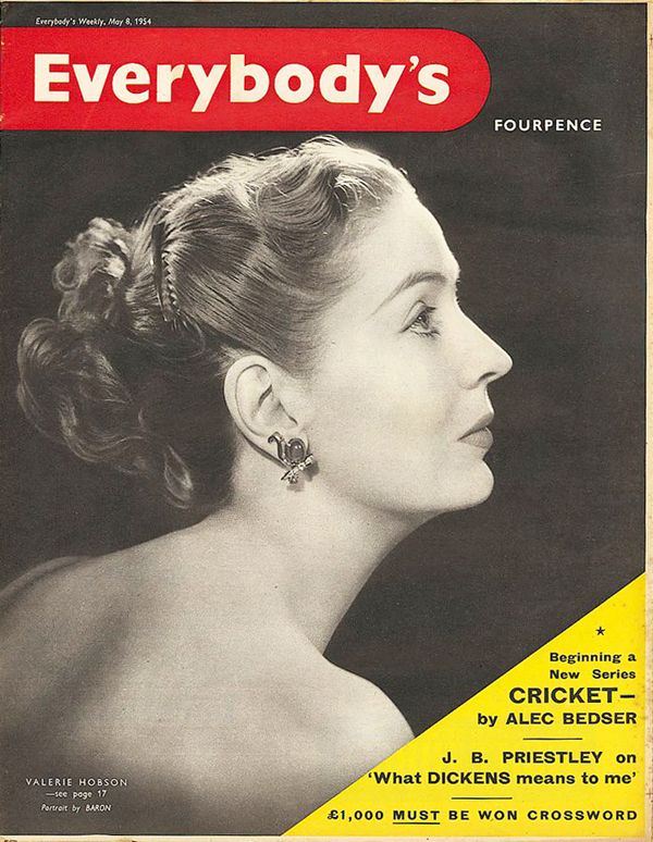 EVERYBODYS UK magazine side cover 8 May 1954