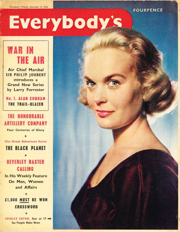 EVERYBODYS UK magazine side cover 13 November 1954
