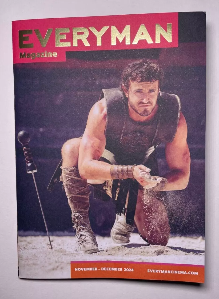 EVERYMAN MAGAZINE magazine side cover  November/December 2024