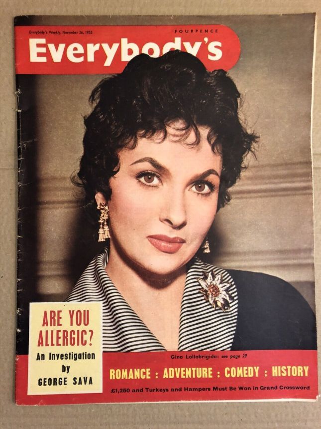 EVERYBODYS UK magazine side cover 26 November 1955