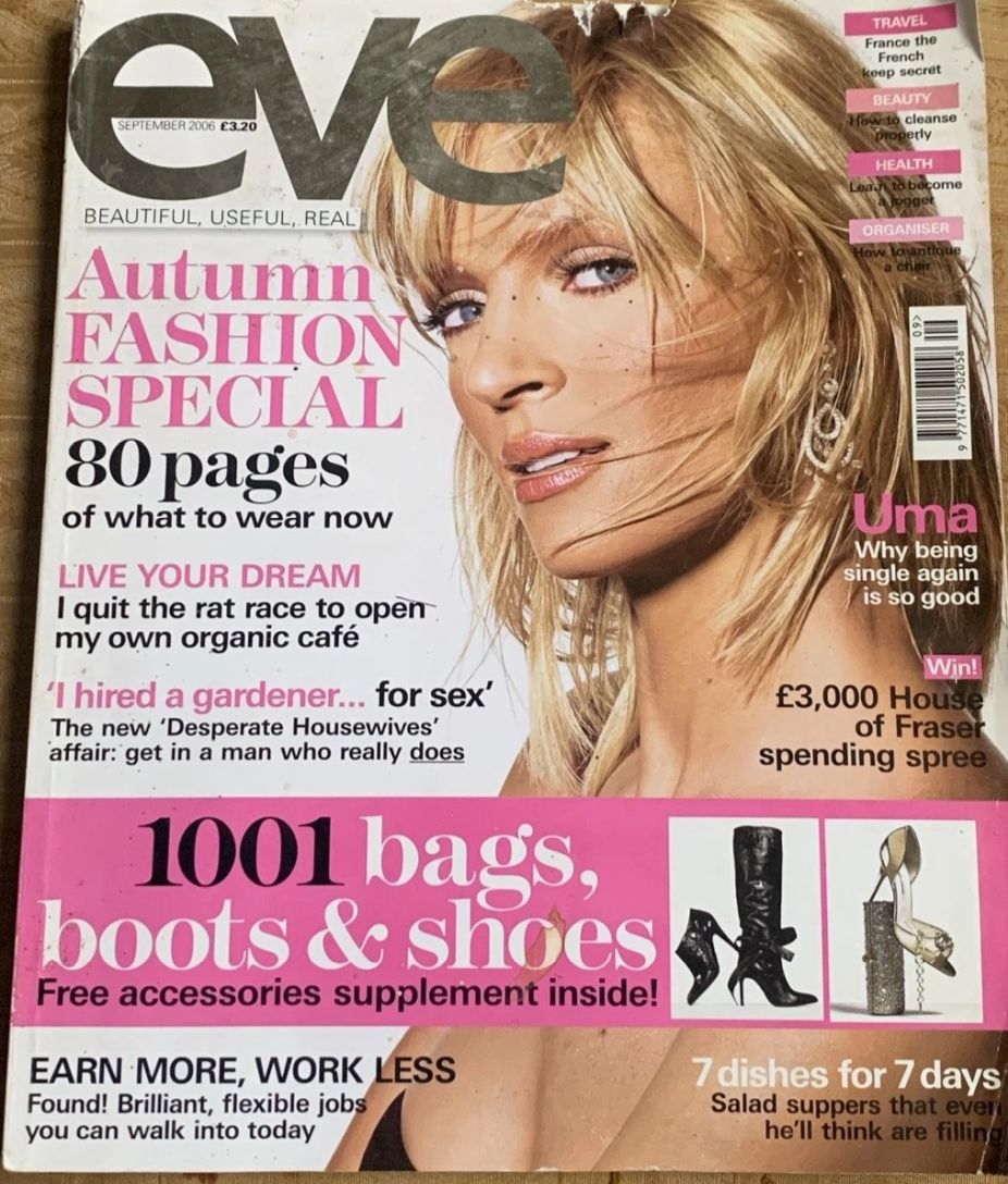 EVE 2000S UK magazine side cover  September 2006
