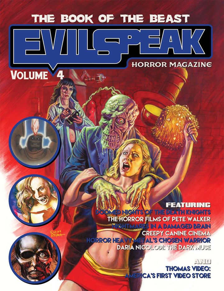EVILSPEAK magazine side cover Issue 4 March 2015
