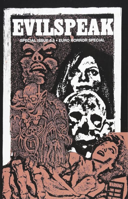 EVILSPEAK magazine side cover Issue 5.5  October 2017