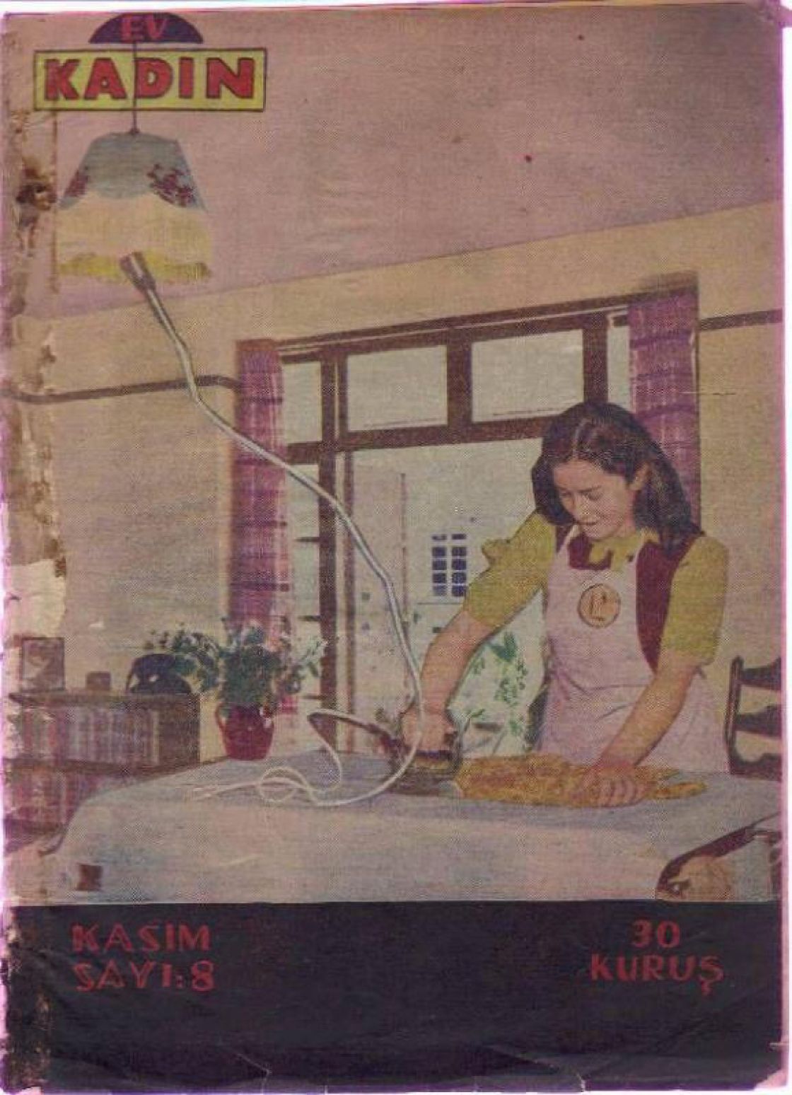 EV KADIN magazine side cover Issue 8  November 1945