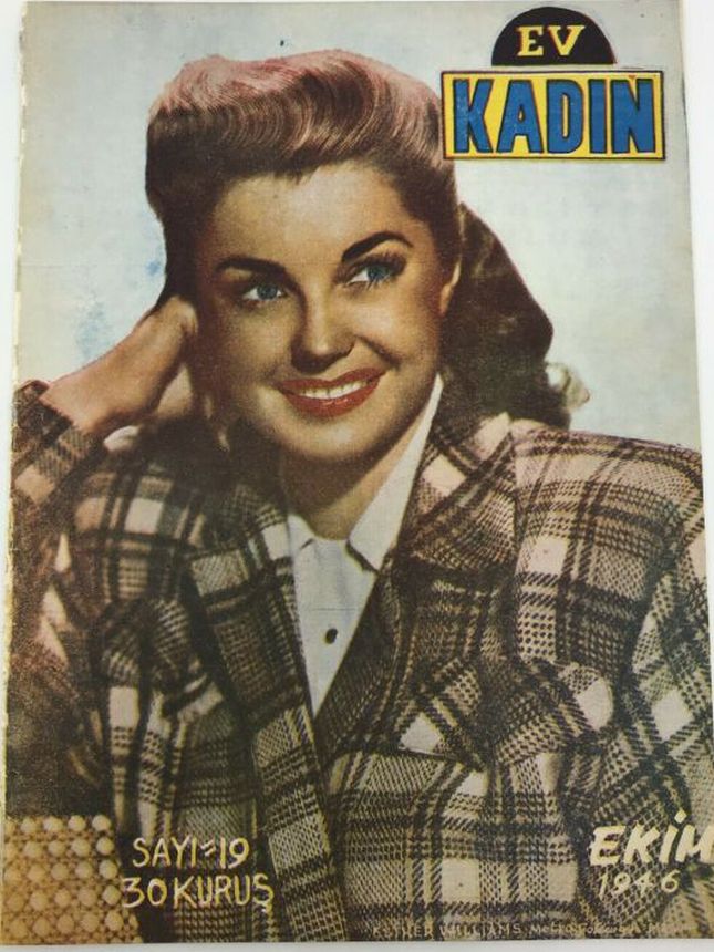 EV KADIN magazine side cover Issue 19  October 1946