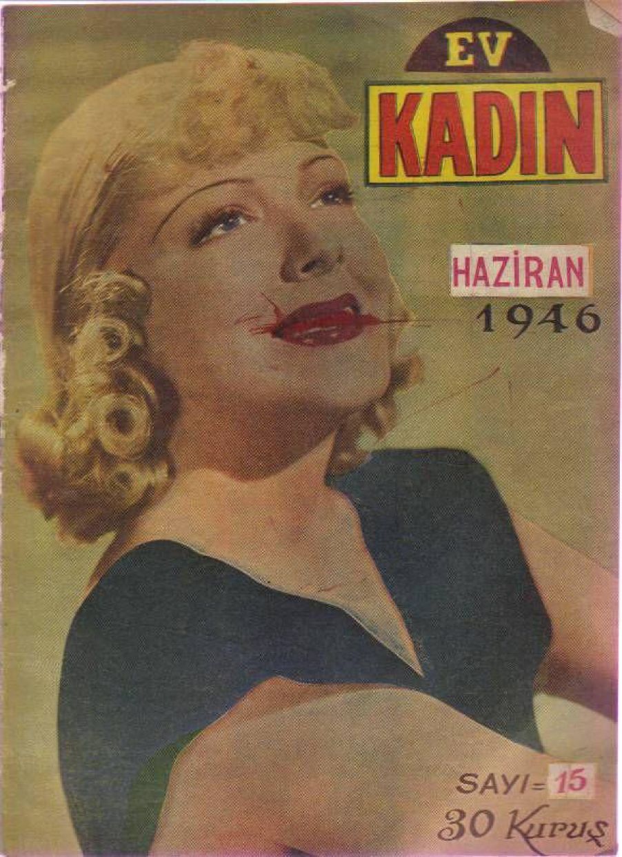 EV KADIN magazine side cover Issue 15 June 1946