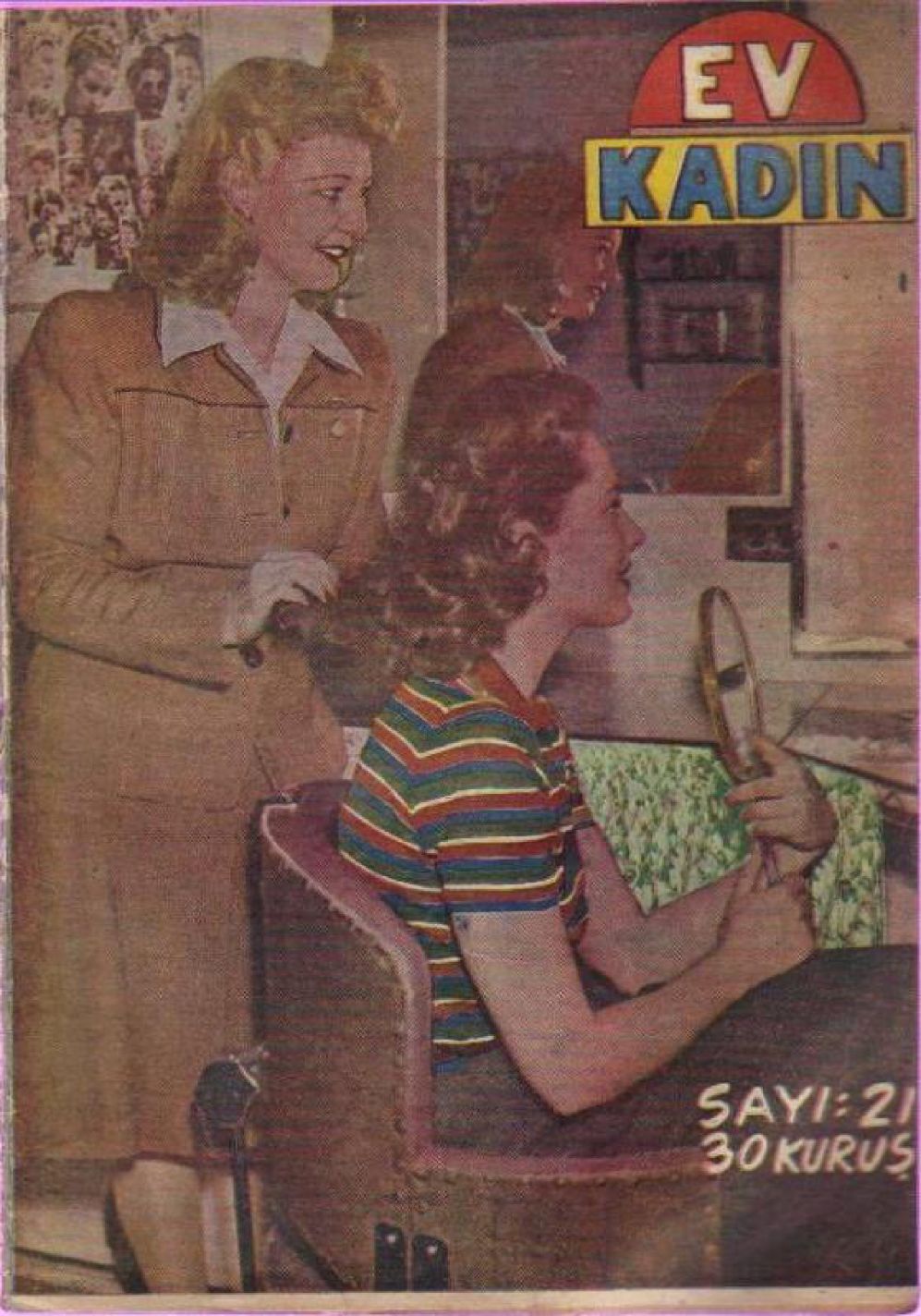 EV KADIN magazine side cover Issue 21   1947