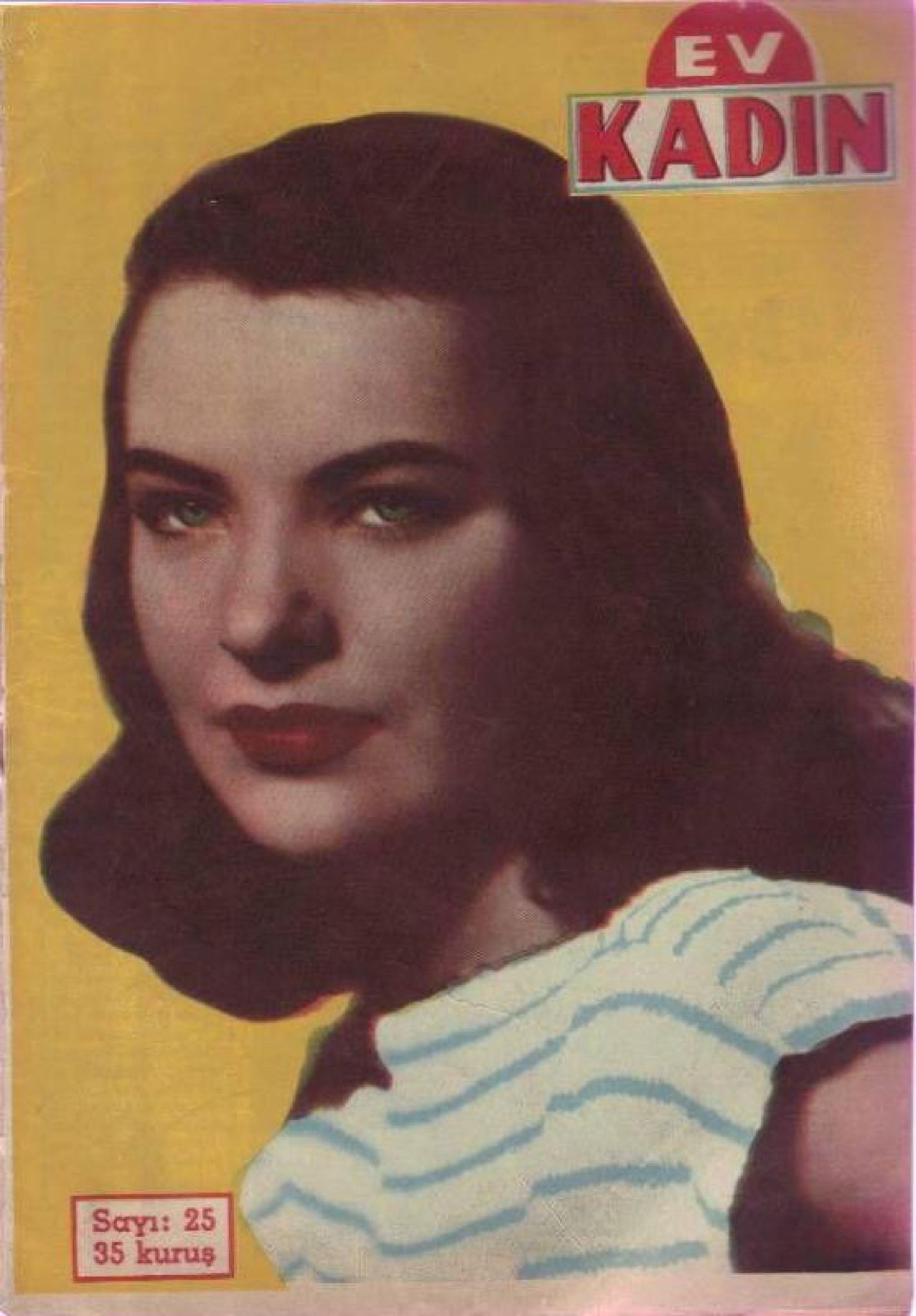 EV KADIN magazine side cover Issue 25   1947