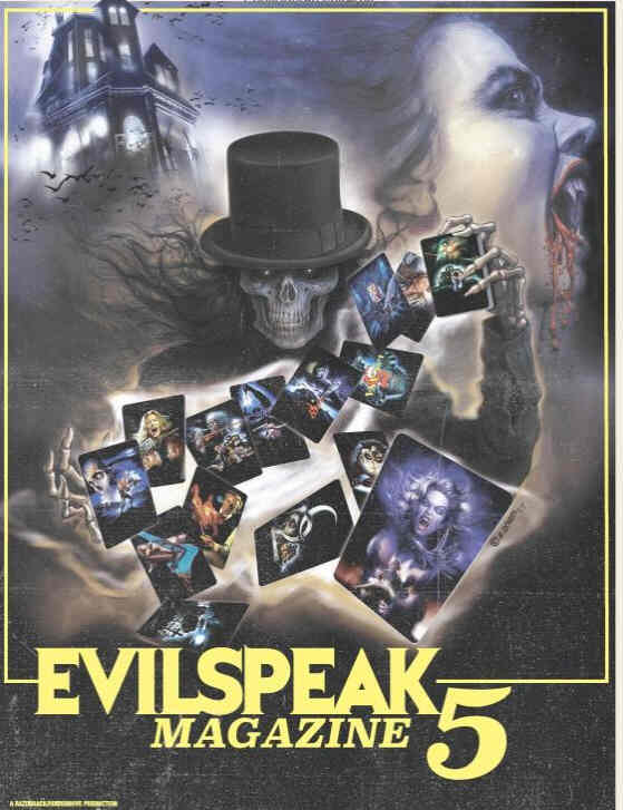 EVILSPEAK magazine side cover Issue 5 November 2016