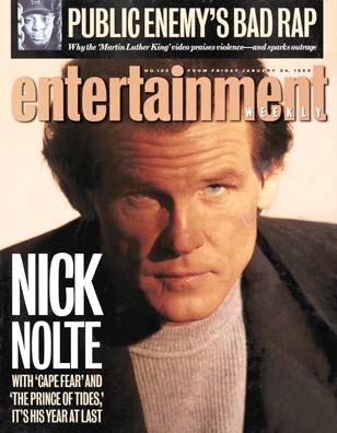 ENTERTAINMENT WEEKLY magazine cover Issue 102 24 January 1992