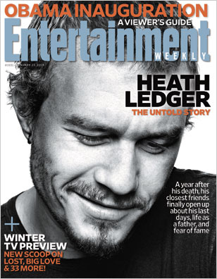 ENTERTAINMENT WEEKLY magazine cover Issue 1031 23 January 2009