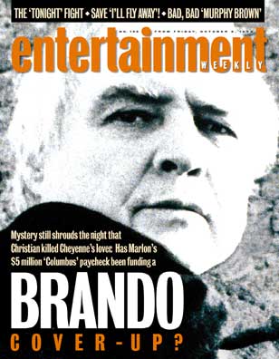 ENTERTAINMENT WEEKLY magazine cover Issue 138 2 October 1992