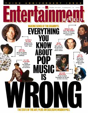 ENTERTAINMENT WEEKLY magazine cover Issue 158 19 February 1993