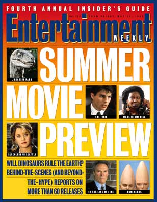 ENTERTAINMENT WEEKLY magazine cover Issue 172 28 May 1993