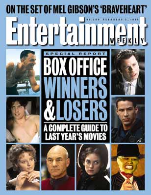 ENTERTAINMENT WEEKLY magazine cover Issue 260 3 February 1995
