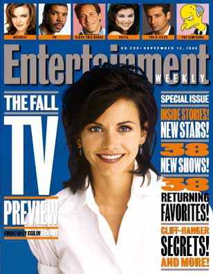 ENTERTAINMENT WEEKLY magazine cover Issue 292 15 September 1995