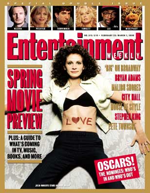 ENTERTAINMENT WEEKLY magazine cover Issue 315/316 23 February 1996