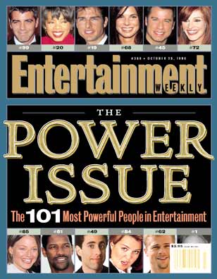 ENTERTAINMENT WEEKLY magazine cover Issue 350 25 October 1996